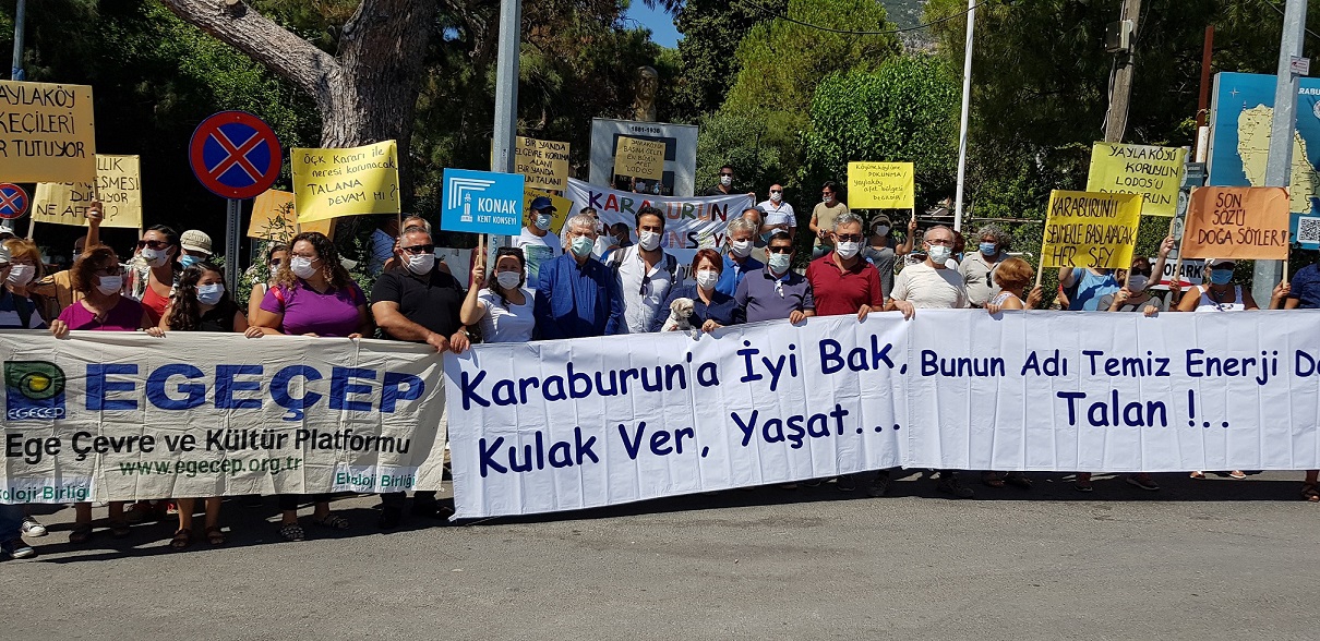 Karaburun Yurttaş Davacıları Eylemde