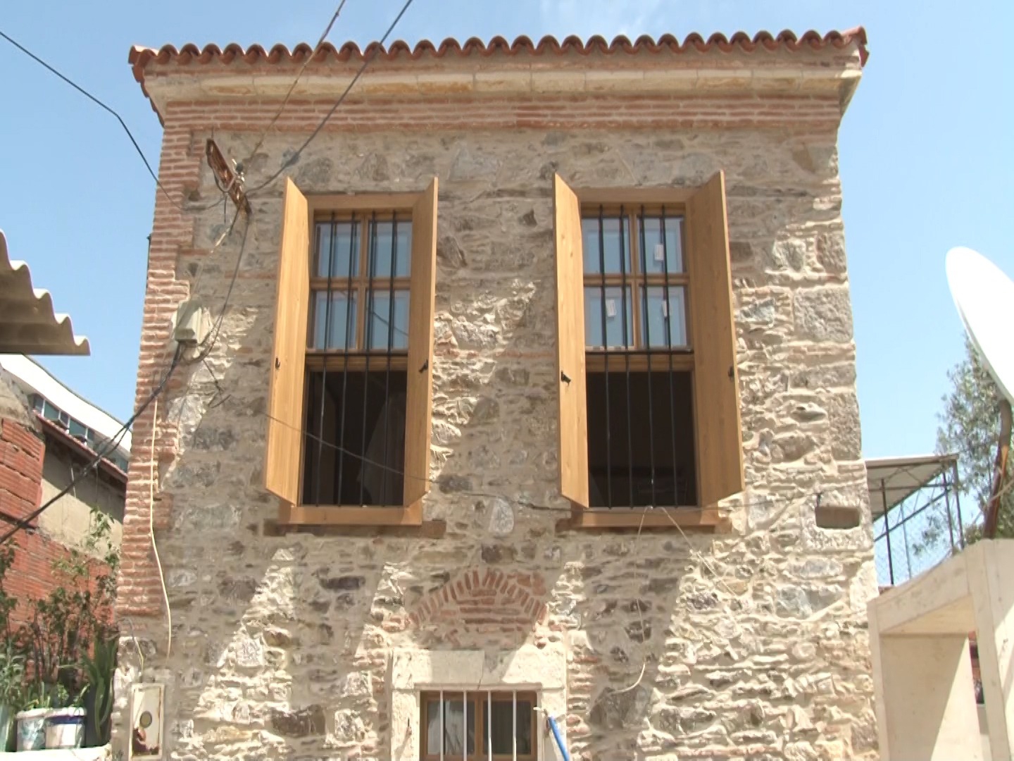 Yukarıköy'de restorasyon sürüyor