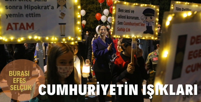 EFES SELÇUK’ta 98. Yıl Gururu Cumhuriyet'in Işıkları