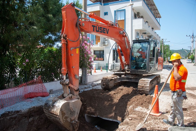 Seferihisar’a yeni yağmursuyu hattı