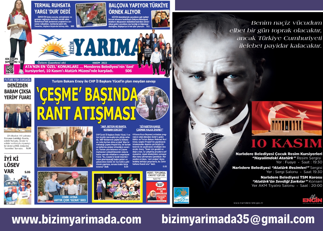 Bizim YARIMADA Kasım 2022 Sayısı Çıktı