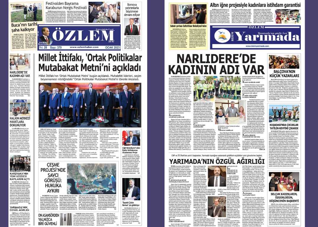 Bizim Yarımada Ocak 2023 Sayısı çıktı