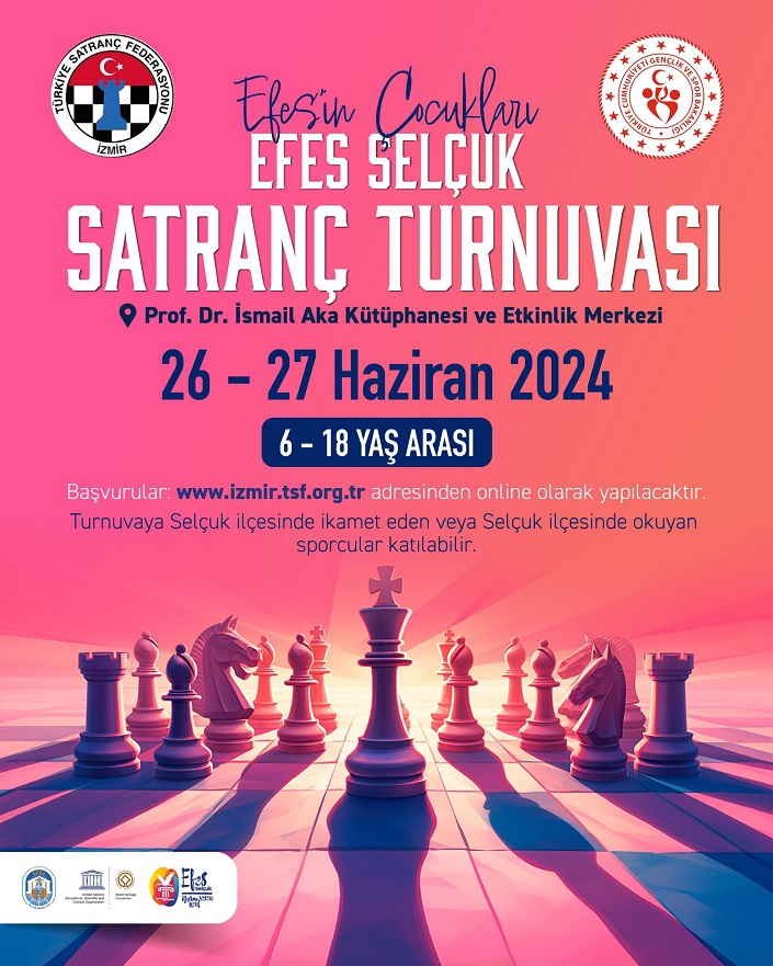 Efesli Çocuklar Satranç Turnuvası Başvuruları Başladı