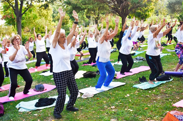 Hareketlilik Haftası’na Yoga ve Pilatesli Karşılama