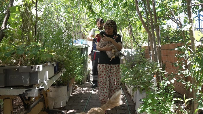 Seferihisarlı Seher Anne 'Çocuklarına' Kavuştu