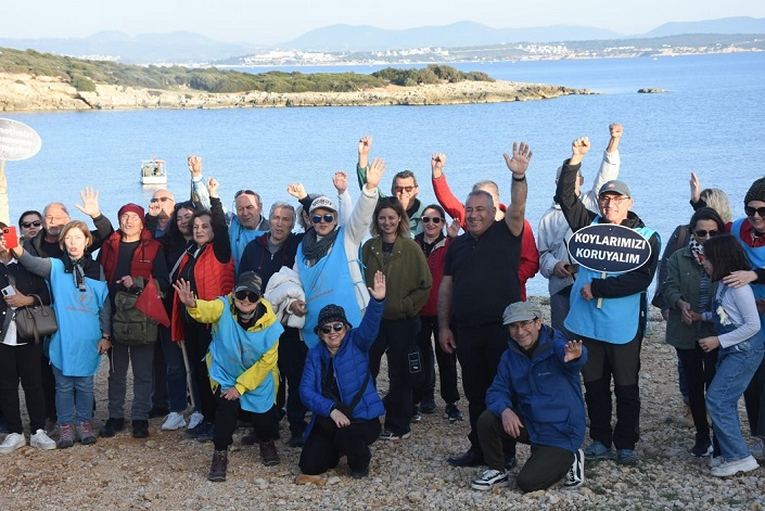 Urla'da JES barikatı